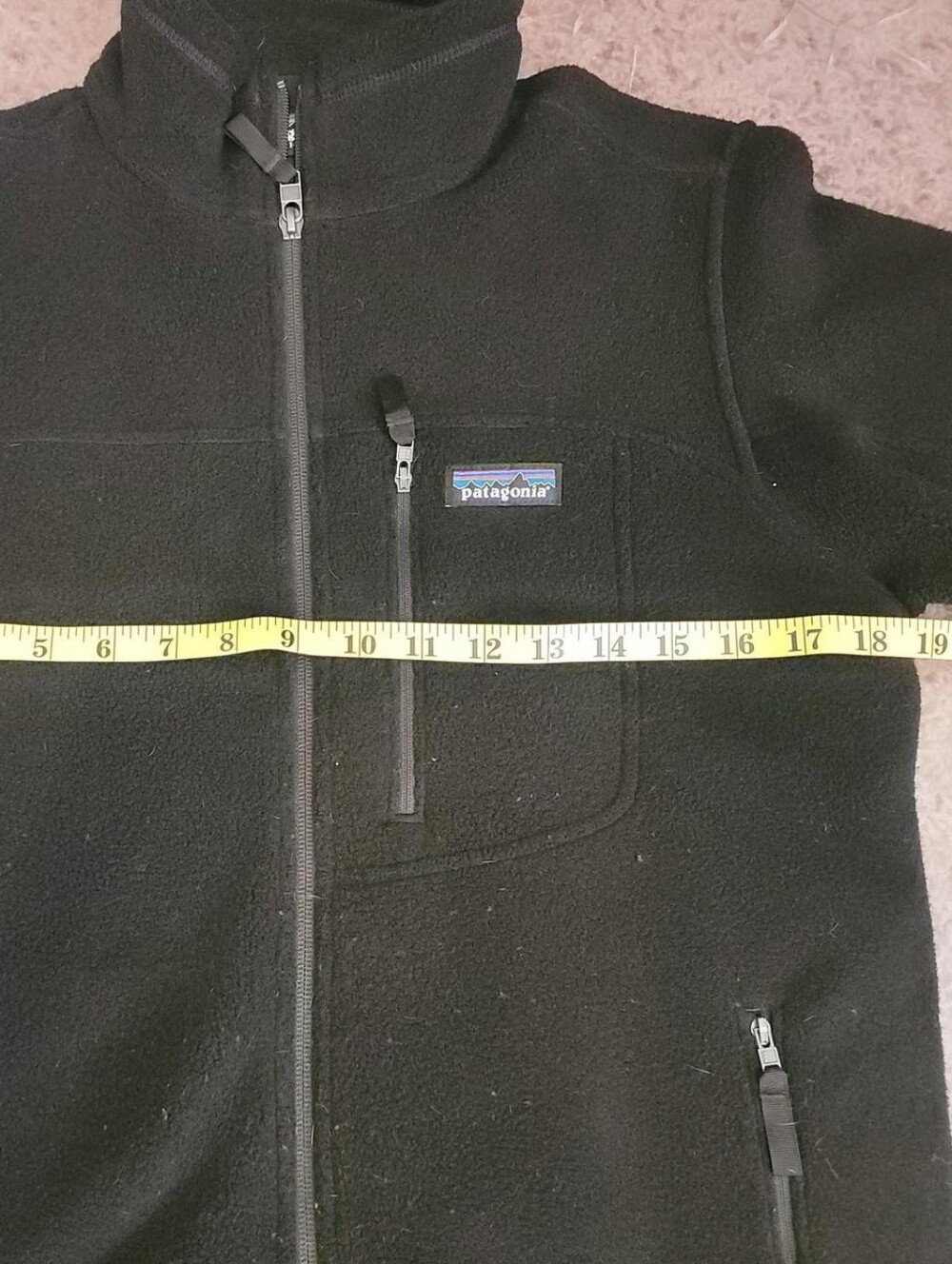 Patagonia Mens Black Classic Full Zip Synchilla Fleece Jacket! Size XS X-Small - Picture 6 of 8